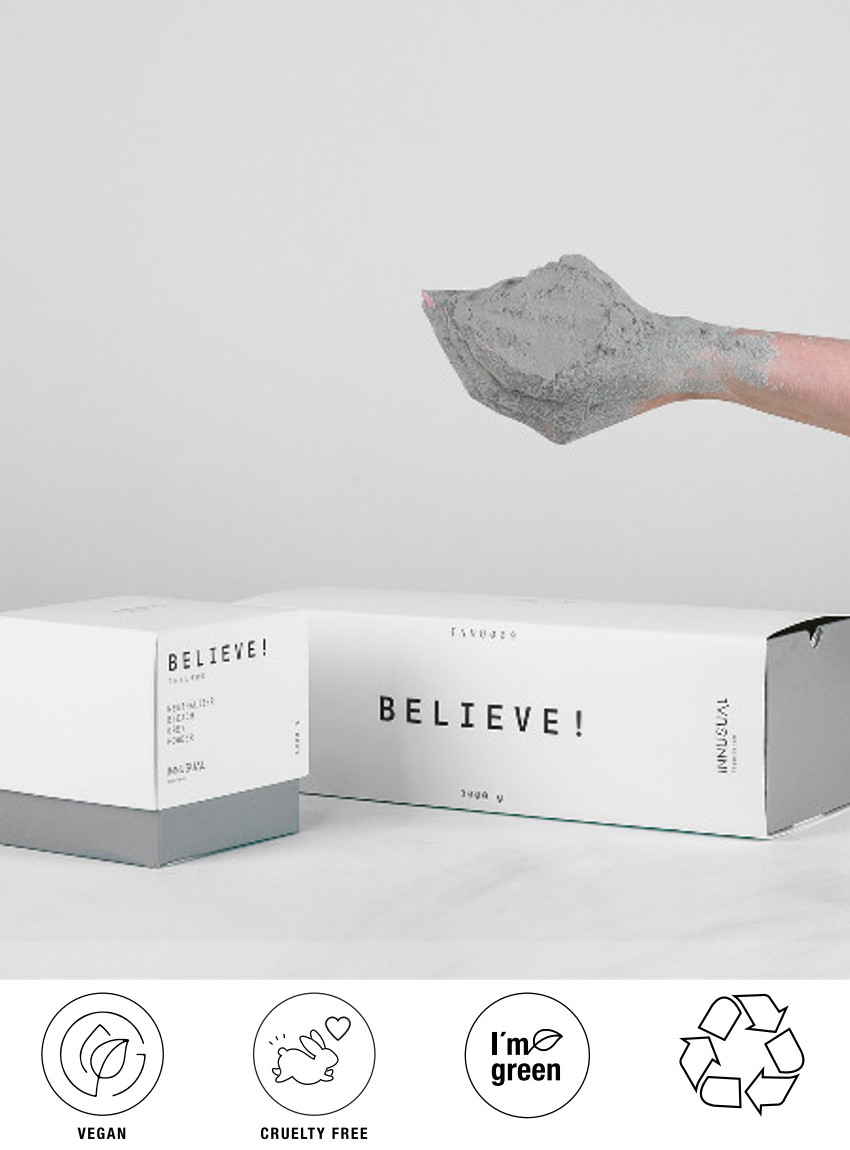 INNUSUAL BELIEVE! GREY POWDER 1000 g